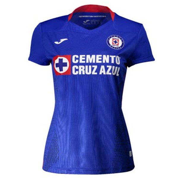 Camiseta Cruz Azul 1ª Kit Mujer 2020 2021 Azul